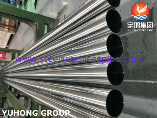 Tubes sanitaires ASTM A270 TP316L Tubes recuit brillant sans soudure en acier inoxydable pour l'industrie de la bière