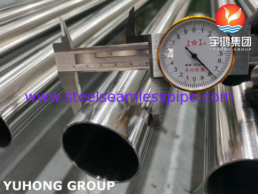 Tubes sanitaires ASTM A270 TP316L Tubes recuit brillant sans soudure en acier inoxydable pour l'industrie de la bière
