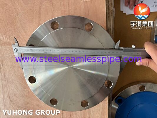 ASME SA182 F304 Flange forgée en acier inoxydable austénitique pour systèmes de pipelines industriels conforme à la norme ASME B16.5