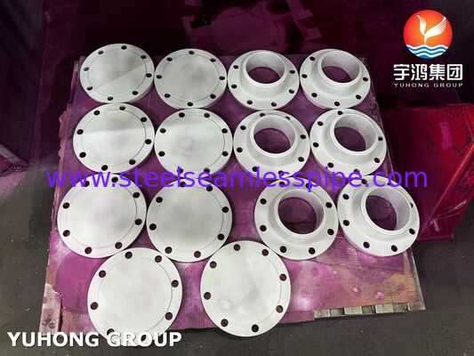 ASME SA182 F304 Flange forgée en acier inoxydable austénitique pour systèmes de pipelines industriels conforme à la norme ASME B16.5