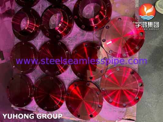 ASME SA182 F304 Flange forgée en acier inoxydable austénitique pour systèmes de pipelines industriels conforme à la norme ASME B16.5