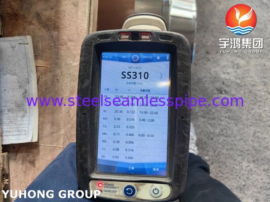 Bride à collet soudé ASTM A182 F310 en acier inoxydable forgé pour systèmes de tuyauterie haute température et haute pression