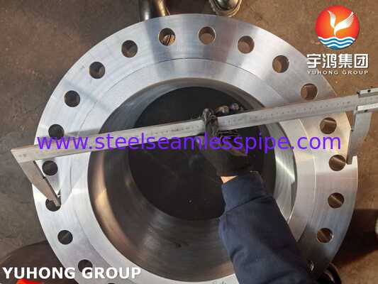 Bride en acier au carbone forgé ASME SA105 / SA105N pour systèmes de tuyauterie industrielle