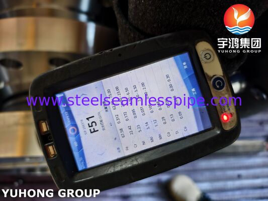 ASTM A182 F51 BL RF Bride, Bride à face surélevée en acier inoxydable duplex