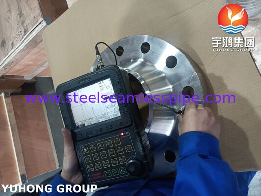 ASTM A182 F53 Bride à collet soudé à face surélevée, bride WN RF forgée en acier inoxydable super duplex