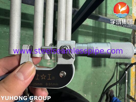 Tubes sans soudure en acier inoxydable ASTM A269 TP316L pour condensateur, décapées et recuit