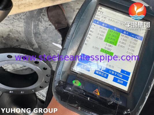 Bride à collet soudé ASTM A182 F11 RF, bride forgée en alliage de chrome-molybdène à collet soudé à face surélevée