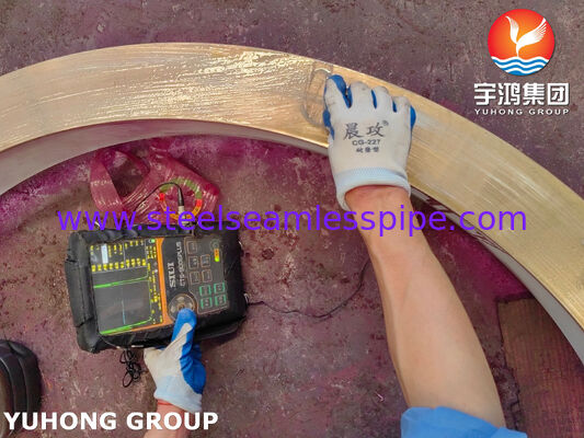 ASTM B171 / ASME SB171 C70600 anneau de cuivre nickel CuNi 90/10 anneau forgé