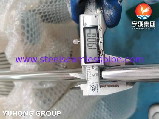 ASME SA249 Tube Soudé en Acier Inoxydable 304 Recuit Brillant pour Distillateur, 3/4" 20BWG