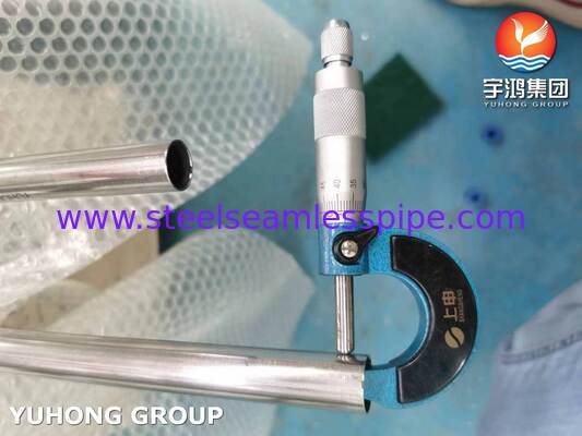 ASME SA249 Tube Soudé en Acier Inoxydable 304 Recuit Brillant pour Distillateur, 3/4" 20BWG