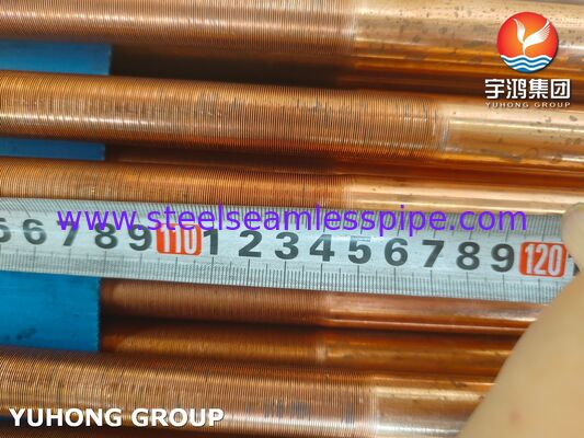 Tubes SMLS ASTM B111 C12200, pour échangeurs de chaleur, tubes sans soudure en cuivre