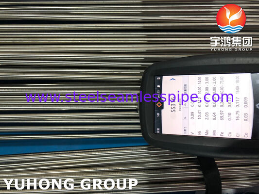 Tube sanitaire en U , tube sans soudure en acier inoxydable recuit brillant 3A / ASTM A270 TP316L