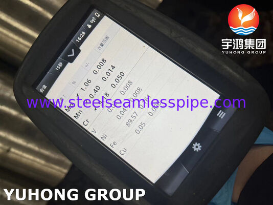 Pipe en acier inoxydable en alliage ASTM A335 P9 enduit de noir pour superchauffage et réchauffage