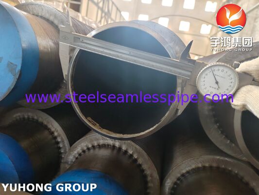 Tubes a ailettes soudées en spirale avec ailettes en CS sur tube de base A106 pour échangeurs de chaleur