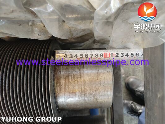 Tubes a ailettes soudées en spirale avec ailettes en CS sur tube de base A106 pour échangeurs de chaleur