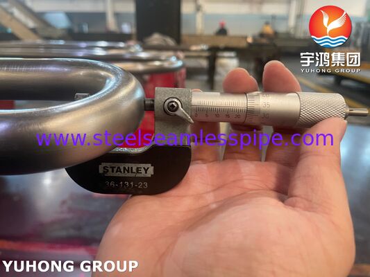 ASME SB163 Monel 400 alliage de cuivre et de nickel tube sans soudure en U, échangeur de chaleur TEMA, coque et échangeur de chaleur de tube