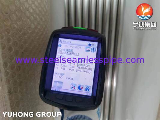 Tube soudé en acier inoxydable ASTM A249 TP304 recuit brillant pour brasserie, tube électropoli