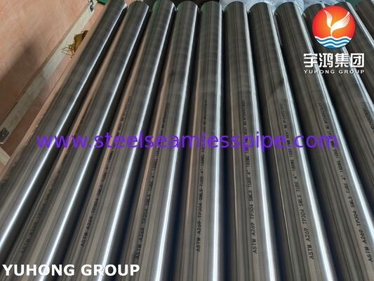 Tubes sans soudure en acier inoxydable brillant recuit ASTM A269 TP304 pour évaporateur 4" 18BWG