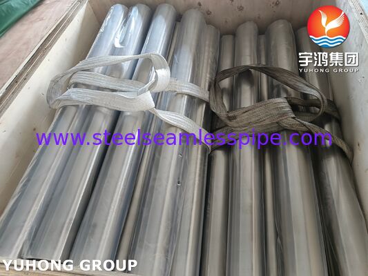 Tubes sans soudure en acier inoxydable brillant recuit ASTM A269 TP304 pour évaporateur 4" 18BWG