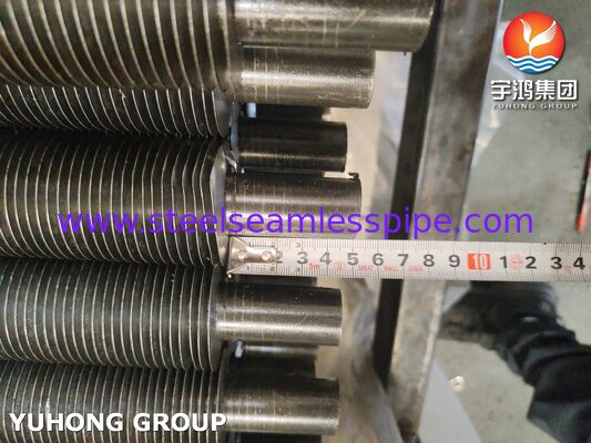 Tube à ailettes intégrées en acier au carbone sans soudure de type G ASTM A179 pour économiseur et surchauffeur de chaudière HRSG