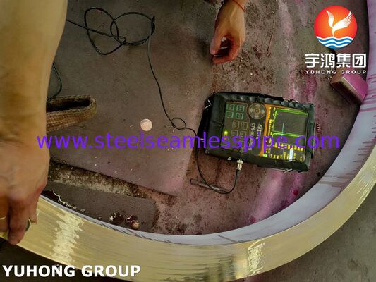 ASME SB171 C70600 CuNi 90/10 anneau forgé pour l'eau de mer et les systèmes marins