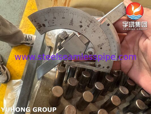 Tube à ailettes goujonné ASTM A335 P22 avec goujons en acier au carbone