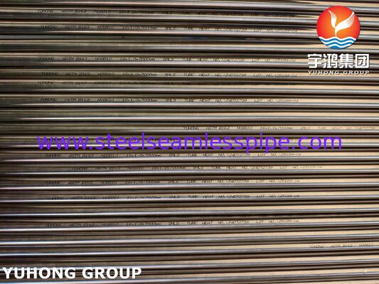 Tube et tube sans soudure en alliage de nickel pour condenseurs et échangeurs de chaleur ASTM B163 N08810 ASTM B163 UNS N08800, UNS N08810, UNS N08811, UNS N08825