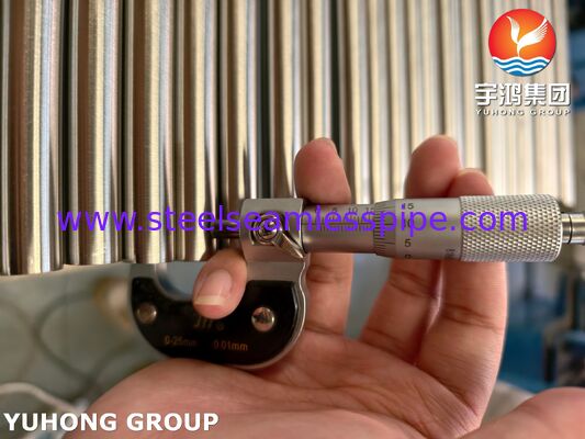 Tube et tube sans soudure en alliage de nickel pour condenseurs et échangeurs de chaleur ASTM B163 N08810 ASTM B163 UNS N08800, UNS N08810, UNS N08811, UNS N08825