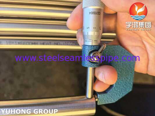 ASME SA269 TP316 Tubes recuit brillant sans soudure en acier inoxydable pour l'industrie des boissons