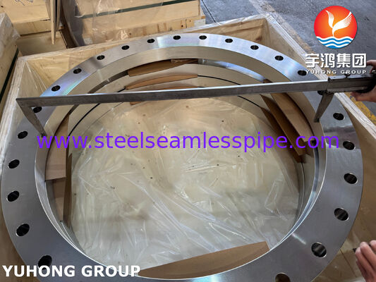 EN1092-1 Type 01A Flange en tôle A182 F316L Flange en acier inoxydable Flange à face plate