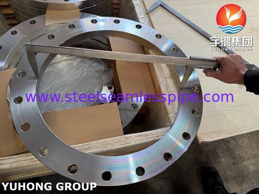 EN1092-1 Type 01A Flange en tôle A182 F316L Flange en acier inoxydable Flange à face plate
