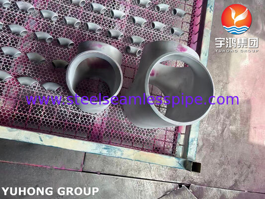 Raccord en acier duplex ASTM A815 UNS S31803 à souder bout à bout ASME B16.9 Té égal duplex 2205