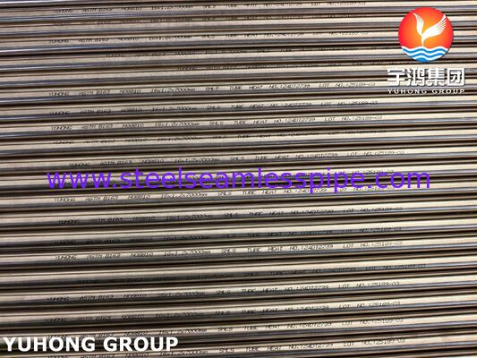 ASTM B163 Incoloy 800H Tubes en alliage de nickel Solution Tubes sans couture recuit pour échangeurs de chaleur