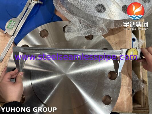 ASTM A182 F51 Duplex 2205 Flange aveugle ASME B16.5 BLRF Flange double flange en acier