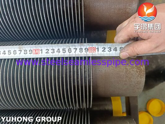 Tube à ailettes A335 P22 HFW pour récupération de chaleur résiduelle | Ailettes résistantes à la corrosion 11-13Cr