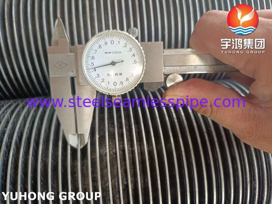Tube à ailettes A335 P22 HFW pour récupération de chaleur résiduelle | Ailettes résistantes à la corrosion 11-13Cr