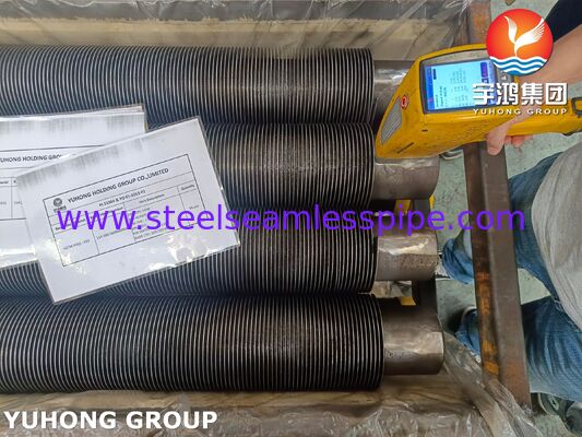 Tube à ailettes A335 P22 HFW pour récupération de chaleur résiduelle | Ailettes résistantes à la corrosion 11-13Cr
