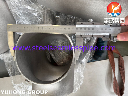 ASTM B366 WP20CB / alliage 20 / UNS N08020 alliage de nickel en acier à raccordement à fesse équivalent tee