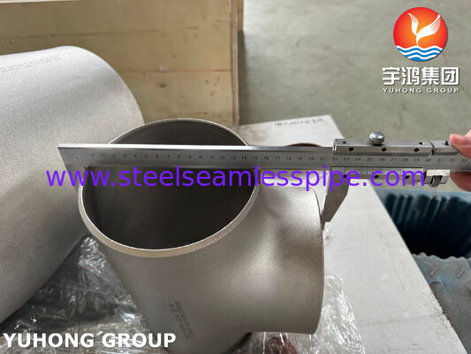 ASTM B366 N08810 Incoloy 800H Té égal en alliage de nickel pour tuyauterie haute température