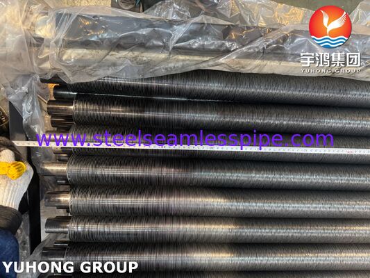 Tubes à aileron en aluminium de type L en acier au carbone ASTM A179 pour échangeurs de chaleur