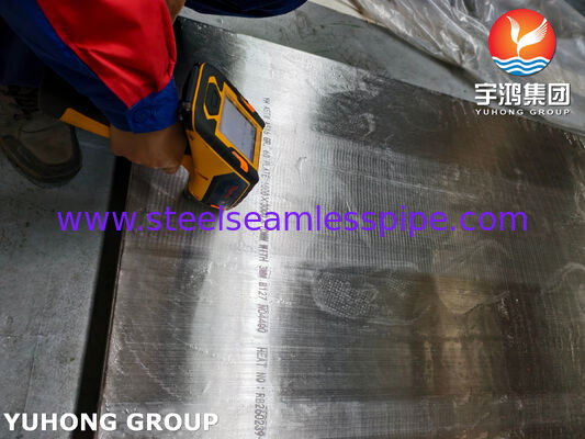 ASTM B127 Monel 400 + ASTM A516 Gr.60 Plaque d'acier plaquée sous pression pour revêtement explosif