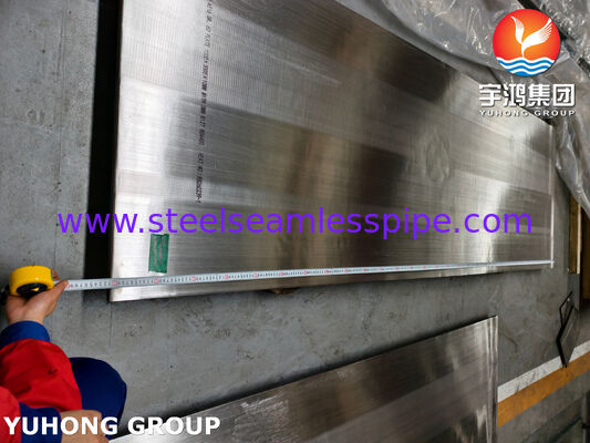 ASTM B127 Monel 400 + ASTM A516 Gr.60 Plaque d'acier plaquée sous pression pour revêtement explosif