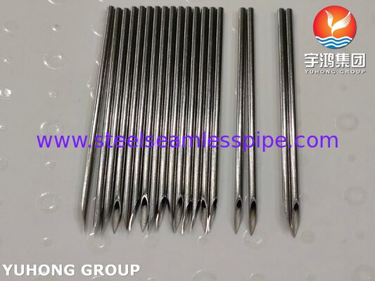 SS304 Tubes d'aiguille vétérinaires en acier inoxydable de qualité médicale pour injection de médicaments 16G