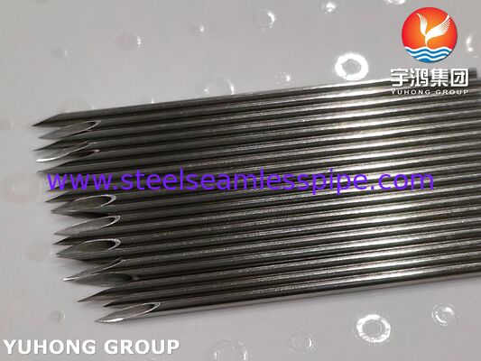 SS304 Tubes d'aiguille vétérinaires en acier inoxydable de qualité médicale pour injection de médicaments 16G