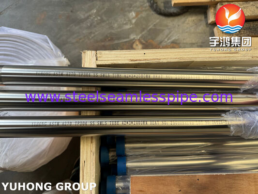 3A ASTM A270 TP304 Tubes sanitaires sans soudure en acier inoxydable de qualité alimentaire pour la distillation