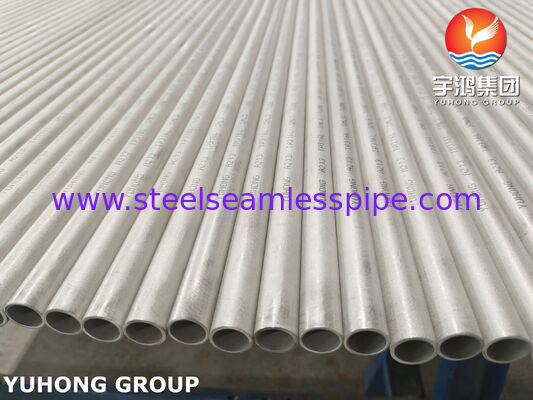 Tube sans couture C≤0.035% d'ASME SA213 TP316L aucun PWHT après soudure anticorrosion intergranulaire pour l'échangeur de chaleur