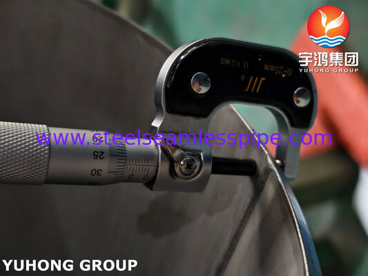 ASTM A358-CL1 TP316/TP316L Pipe en acier inoxydable soudée par fusion électrique avec une forte résistance à la corrosion