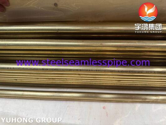 ASME SB111 C44300 Tubes en alliage de cuivre à inclinaison en U pour échangeurs de chaleur