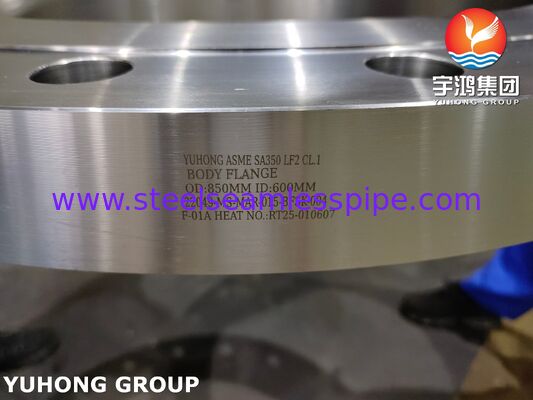 ASME SA350 LF2 CL.1 Flange de carrosserie forgée en acier au carbone et à faible alliage pour basse température