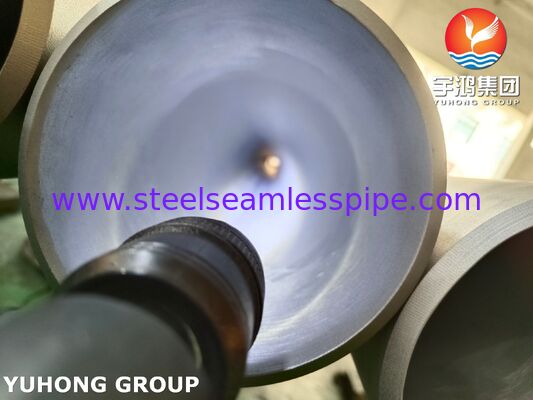 ASTM A376 TP347H Tube sans soudure Nb-stabilisé 515MPa jusqu'à 900°C pour le four de fissuration du réchauffage du superchauffage